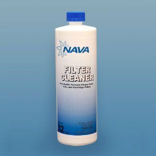 Nava Chemicals 652139022 32 Ounce Filter Cleaner, 1 Quart Bottle : Swimming Pool Maintenance Kits : Patio, Lawn & Garden