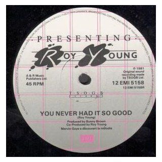 You Never Had It So Good 12 Inch (12" Vinyl Single) UK EMI 1981 Music