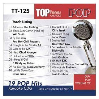 Top Tunes Karaoke CDG Guy Pop Vol.27 TT 125: Music