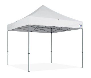 E Z UP Eclipse II 10 by 10 Instant Shelter with Aluminum Frame, White : Outdoor Canopies : Patio, Lawn & Garden