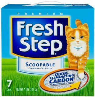 Fresh Step Scoopable Cat Litter, 7 Pound Boxes (Pack of 3) : Pet Litter : Pet Supplies