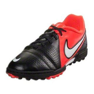 Nike Jr CTR360 Trequartista III TF   (Black/Red/White) (4 Youth) Indoor Soccer Shoes Shoes