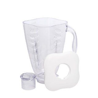 Oster 4917 6 Cup Plastic Square Accessory Jar: Kitchen & Dining