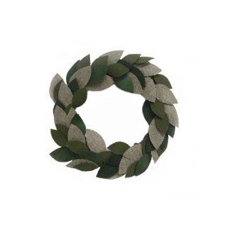 allen + roth Fabric Linen Wreath Hanging Christmas Decoration Item#150707 Model# 676315 UPC#805780319980  