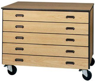 5 Drawer Mobile Storage Cart GXA089 : Office Drawer Carts : Office Products