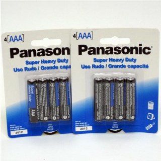 Panasonic Super Heavy Duty One Pack of 4 Battery 4 X AAA: Electronics
