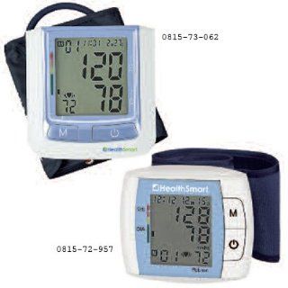 Standard Automatic Digital Blood Pressure Monitor   Wrist; Cuff Size: 5  1/2"   7  5/8" (13.97cm   19.37cm). Includes 2 AAA batteries and case 5 Year Limited Warranty: Health & Personal Care