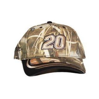 Joe Gibbs Racing #20 Tony Stewart Nascar Hat   #20 All Camo / Black Bill Tip : Sports Fan Baseball Caps : Sports & Outdoors