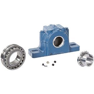 SKF Spherical Roller Pillow Block, 2 Bolts, Adapter Mount, Expansion Type, Labyrinth Seals, Cast Iron, Inch: Pillow Block Bearings: Industrial & Scientific