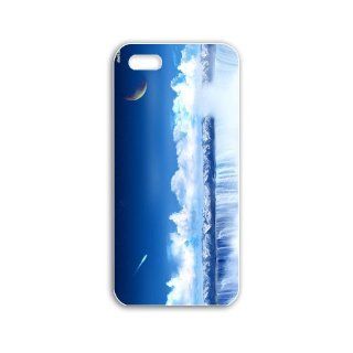 Design Apple Iphone 5C Fantasy Series blue waterfall fantasy Black Case of Hallowmas Cellphone Shell For Girls: Cell Phones & Accessories