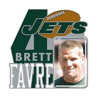 New York Jets Brett Favre #4 Photo Cloisonne Hat Pin : Sports Related Pins : Sports & Outdoors