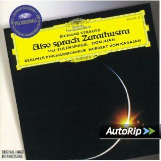 Strauss: Also Sprach Zarathustra, Don Juan / Karajan: Music