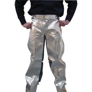 Aluminized Fabric Chaps   chaps waist style with back adj.belt & leg strap   Safety Vests  