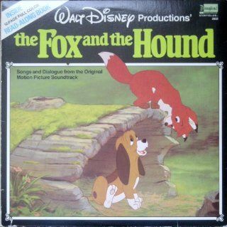 Walt Disney Productions' The Fox and the Hound (Inside 12 Page Full Color Read Along Book) [LP Record]: Music