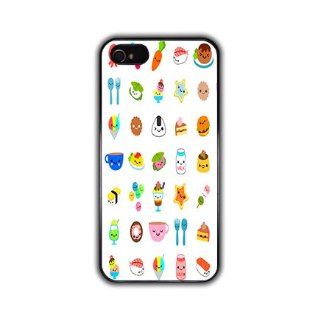 IPHONE 5 Kawaii Anime and Manga Cute Foods Black Slim Hard Phone Case Designed Protector Accessory *Also Available for Iphone Apple 4 4S 4G and Samsung Galaxy S3* AT&T Sprint Verizon Virgin Mobile: Cell Phones & Accessories