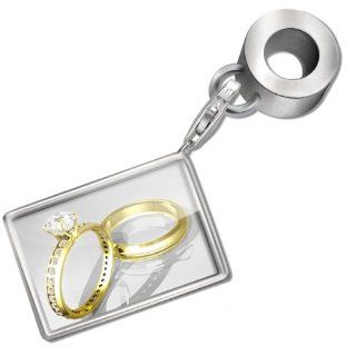 Neonblond Bead/Charm "Wedding Rings"   Fits Pandora Bracelet: NEONBLOND Jewelry & Accessories: Jewelry