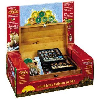 Settlers of Catan 10th Anniversary 3 D Special Edition Treasure Chest Set: Toys & Games