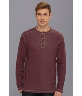Tommy Bahama Denim Quick Draw Henley Mens Long Sleeve Pullover (Purple)