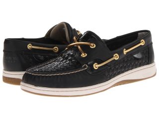 Sperry Top Sider Bluefish 2 Eye Womens Slip on Shoes (Black)