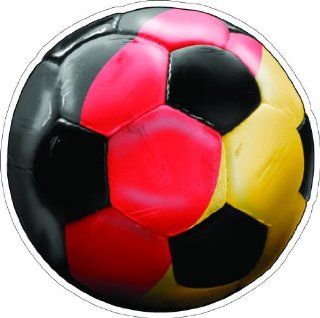 2" GERMANY SOCCER BALL Printed engineer grade reflective vinyl decal sticker for any smooth surface such as windows bumpers laptops or any smooth surface.: Everything Else