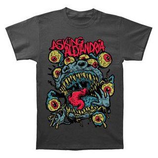 Asking Alexandria Eyeball Monster Slim Fit T shirt: Music Fan T Shirts: Clothing
