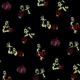 Zombie Wrapping Paper Set   Flat Pack of 4 Sheets Each 20" x 30"   Heavy Duty Decorative Unique Pattern   Wrap Cool Gifts for Personalized Geeks or Anybody that likes Zombies or Walking Dead   For All Occasion Birthday Holiday Christmas Office Pa