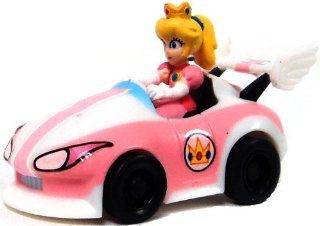 Tomy Gacha Mario Kart Wii 1.5 Inch Wild Wing Pull Back Kart Princess Peach: Toys & Games