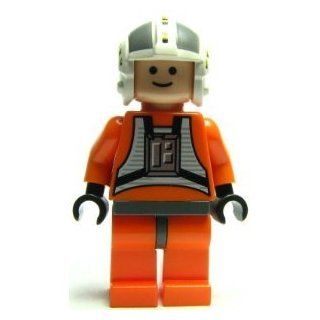 Lego Star Wars Mini Figure   Wedge Antilles X Wing Pilot (Approximately 45mm / 1.8 Inches Tall) Toys & Games
