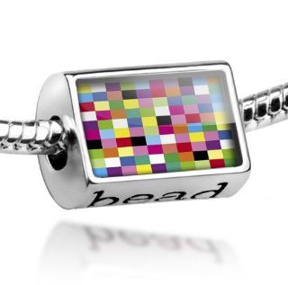 Beads "Pixel Art, Pattern"   Pandora Charm & Bracelet Compatible: NEONBLOND Jewelry & Accessories: Jewelry