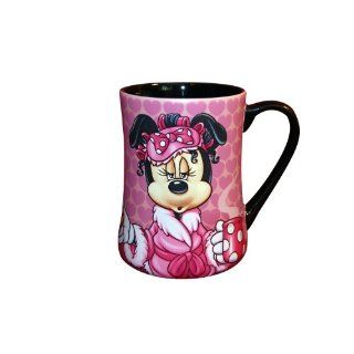 Minnie 'Mornings aren't pretty' Coffee Mug: Disneyland Mugs: Kitchen & Dining