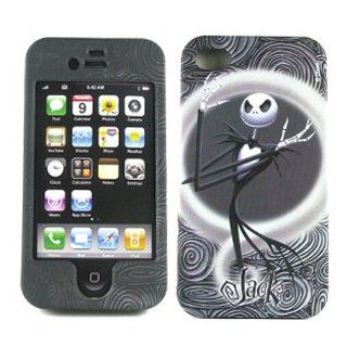 Disney Apple iPhone 4S Case Jack the Nightmare Before Christmas Faceplate Case Cell Phones & Accessories