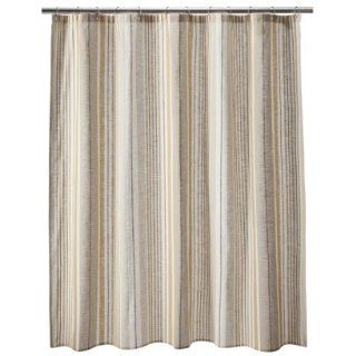 Target Home Gold Striped Shower Curtain  