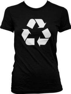Recycle Sign Women's T shirt, Funny Flirty Womens Shirts (Many Colors Available): Novelty T Shirts: Clothing