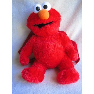 Sesame Street Elmo Plush Doll Backpack Bag 15 inches: Toys & Games