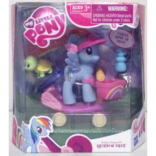 Fashion Ponies Ride Along With Rainbow Dash: Toys & Games