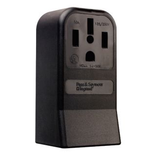Pass & Seymour/Legrand 50 Amp Surface Mount Appliance Electrical Outlet