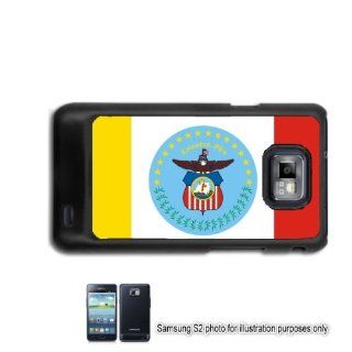 Columbus Ohio OH City State Flag Samsung Galaxy S2 I9100 Case Cover Skin Black (FITS AT&T AND STRAIGHT TALK MODELS ONLY): Cell Phones & Accessories