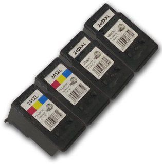 YoYoInk Compatible Set of 3 Pack Canon 240 XL 240XL Black & 241 XL 241XL Color Ink Cartridge for Canon PIXMA MG3220 MX432 MG2220 MX452 MX512 MG2120 MG3120: Office Products