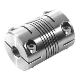 Beam coupling KA made of aluminium, max. torque 4, 0 Nm overall length 31, 75mm, outer diameter 25, 40mm, both sides bore 8mm: Industrial & Scientific