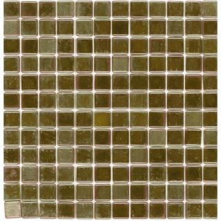 Elida Ceramica Recycled Jade Glass Mosaic Square Indoor/Outdoor Wall Tile (Common: 12 in x 12 in; Actual: 12.5 in x 12.5 in)