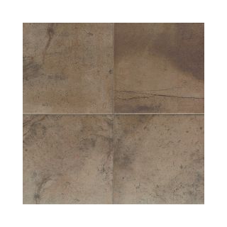 American Olean 8 Pack Costa Rei Terra Marrone Ceramic Floor Tile (Common: 18 in x 18 in; Actual: 17.75 in x 17.75 in)