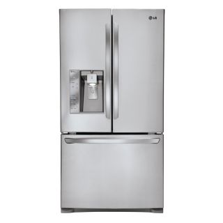 LG 30.7 cu ft French Door Refrigerator with Single Ice Maker (Stainless Steel) ENERGY STAR