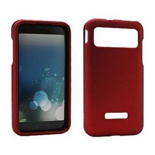 Red Rubberized Hard Case Cover for Samsung Captivate Glide SGH I927: Cell Phones & Accessories