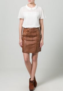 Atelier Gardeur YVE   Leather skirt   brown