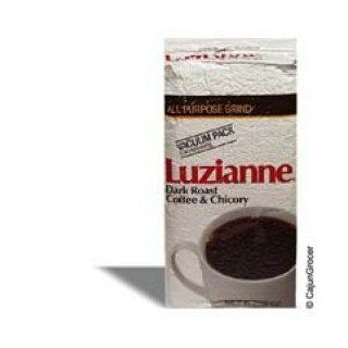 Luzianne Dark Roast Coffee & Chicory  Ground Coffee  Grocery & Gourmet Food