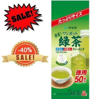 Organic Japanese Matcha Green Tea 50 Bags Containing One pot Itoen : Japan Matcha Greentea : Grocery & Gourmet Food