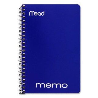Mead Products   Memo Book, College Ruled, 4"x6", 40 Sheets, Assorted   Sold as 1 EA   Wirebound memo book contains college ruled, white paper. Design includes a cardboard cover and black, nylon coated single wire to bind sheets on the side. : Wir