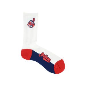 Cleveland Indians For Bare Feet Crew White 506 Sock