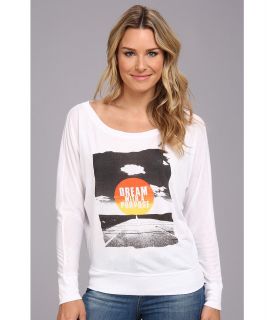 Delivering Happiness Open Road Top Womens Long Sleeve Pullover (White)