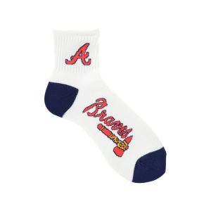 Atlanta Braves For Bare Feet Ankle White 501 Sock